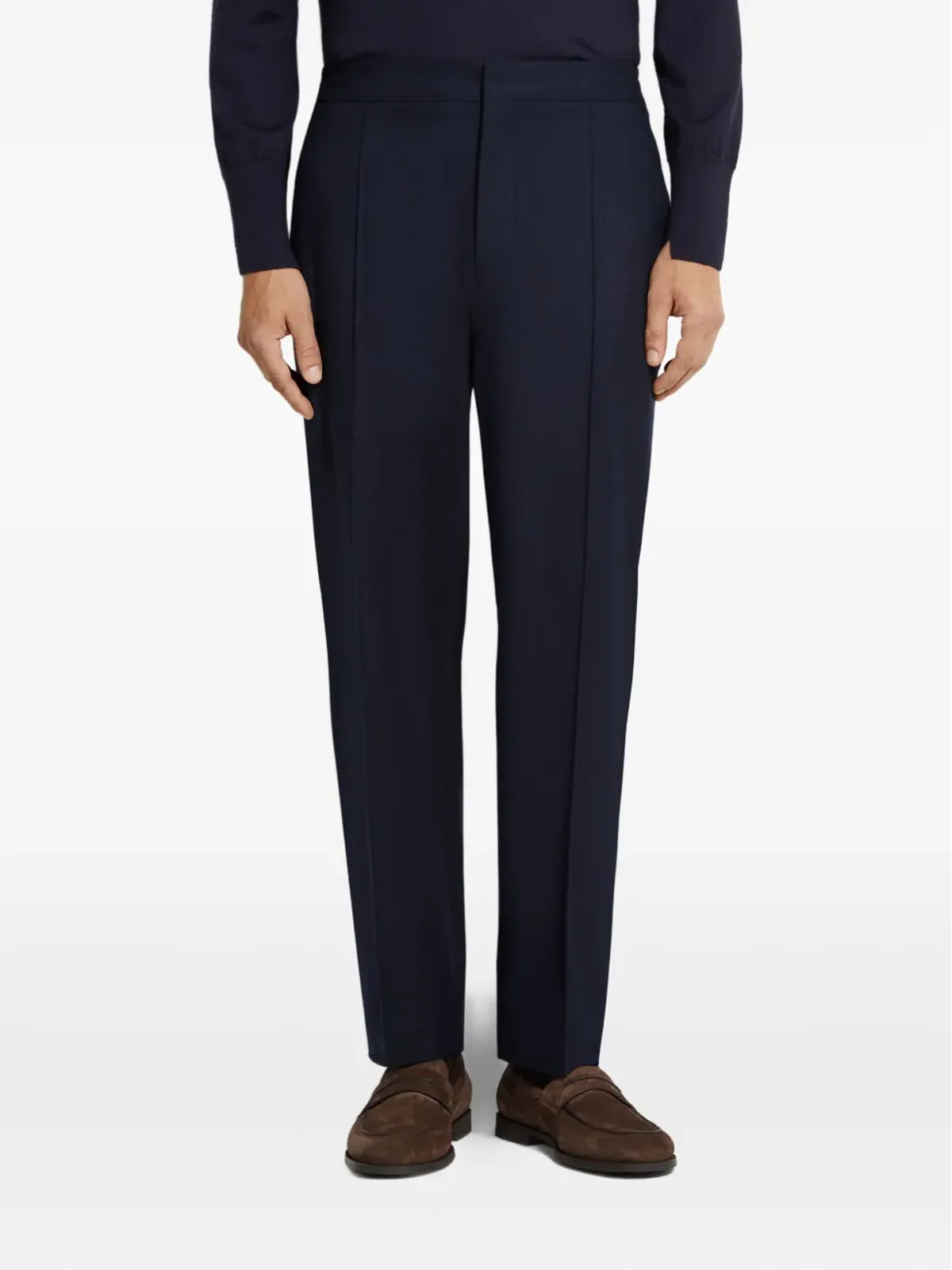 Zegna プリーツ入りテーラードパンツ - 画像3