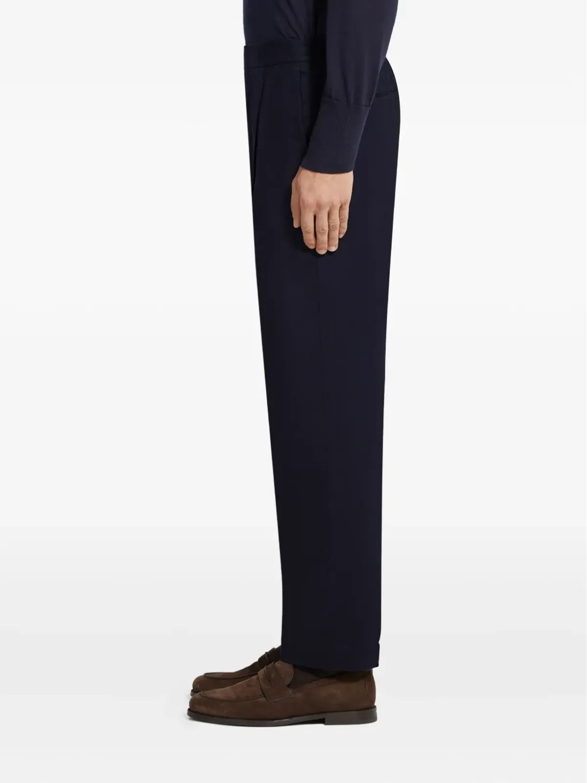 Zegna プリーツ入りテーラードパンツ - 画像4