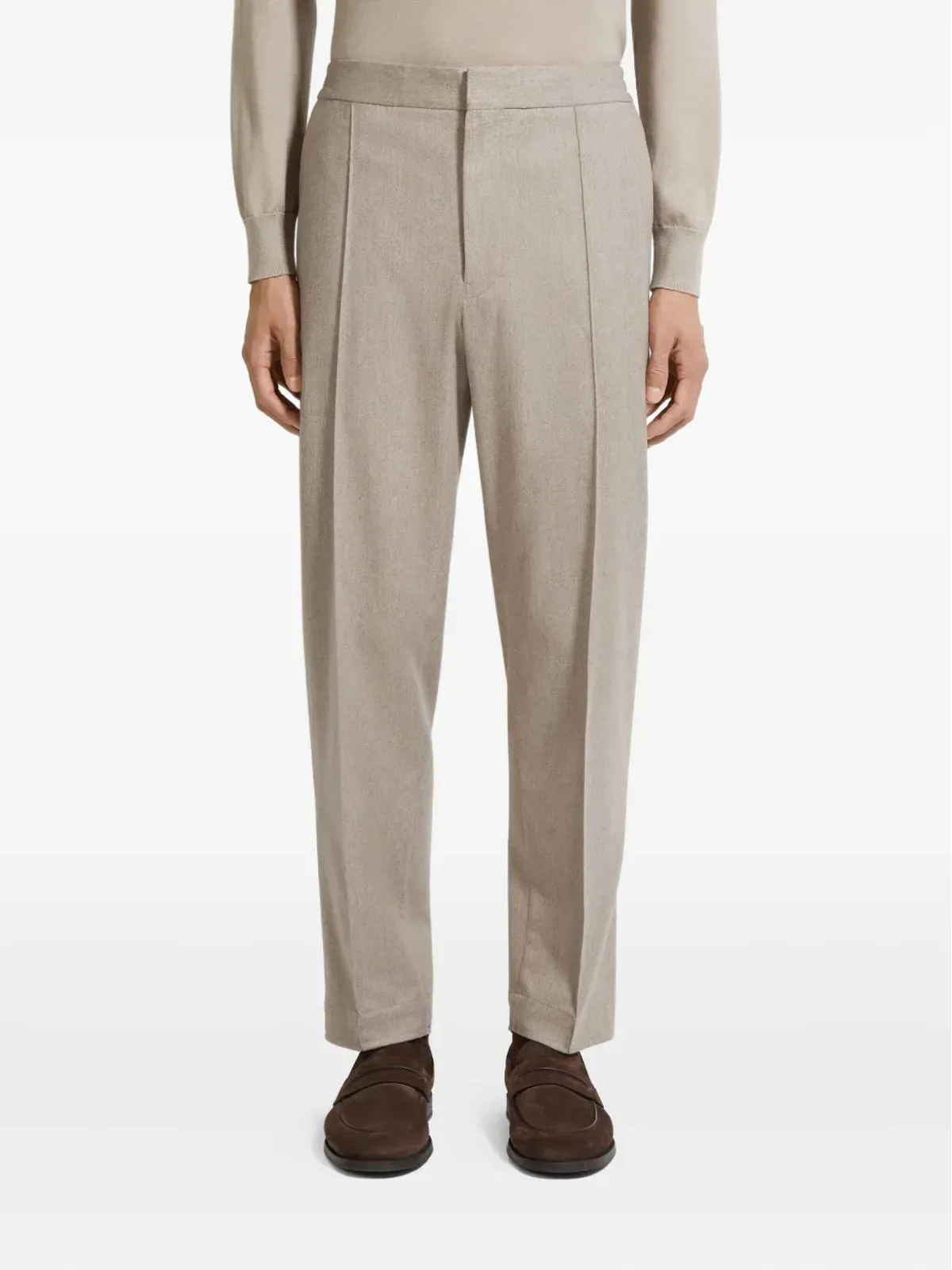 Zegna ウエストゴムのウールパンツ - 画像2