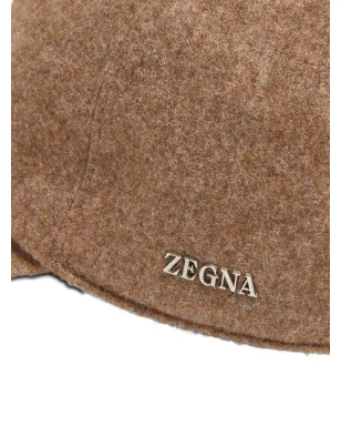 Zegna カシミヤ ベースボールキャップ - サムネイル3