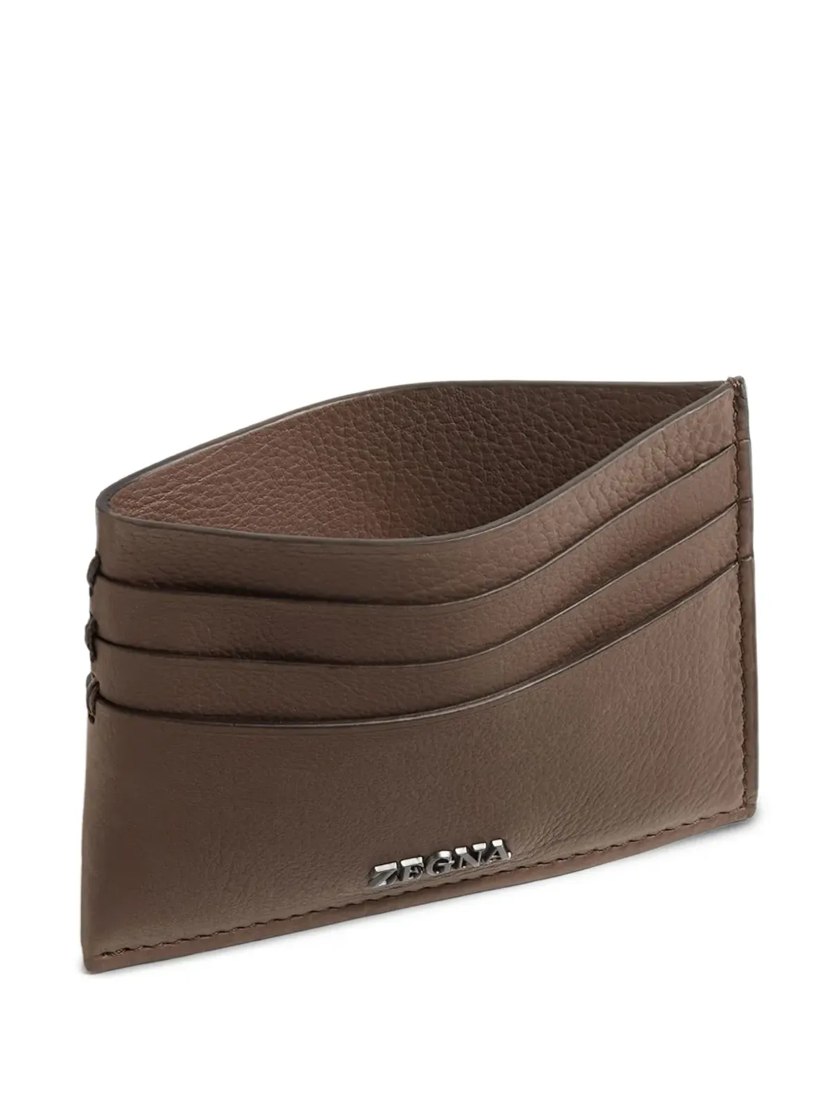 Zegna レザー カードホルダー - 画像3