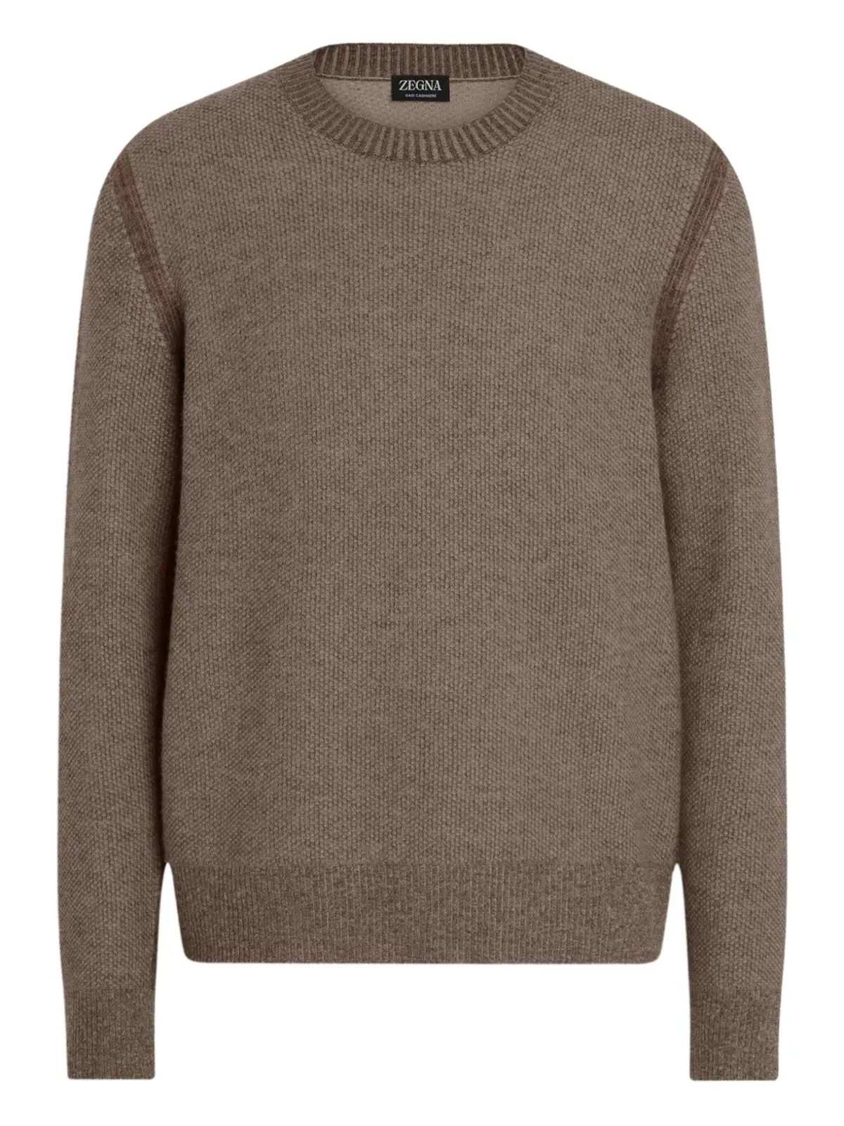 Zegna クルーネック カシミヤ セーター - 画像1