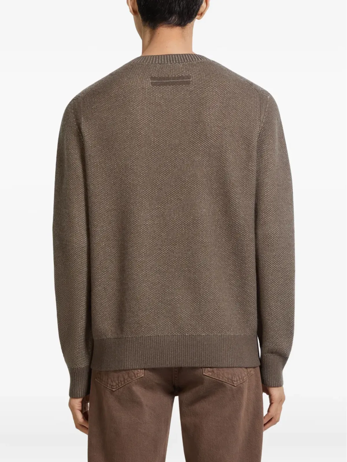Zegna クルーネック カシミヤ セーター - 画像4