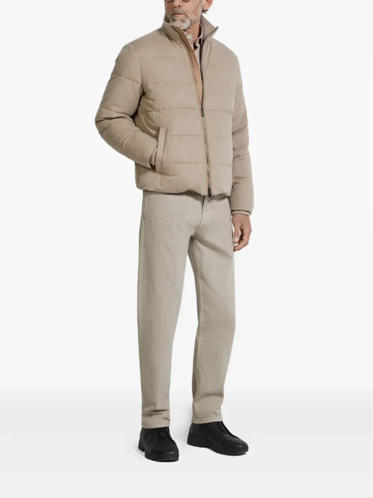 Zegna Oasi キルテッド カシミヤジャケット - 画像2