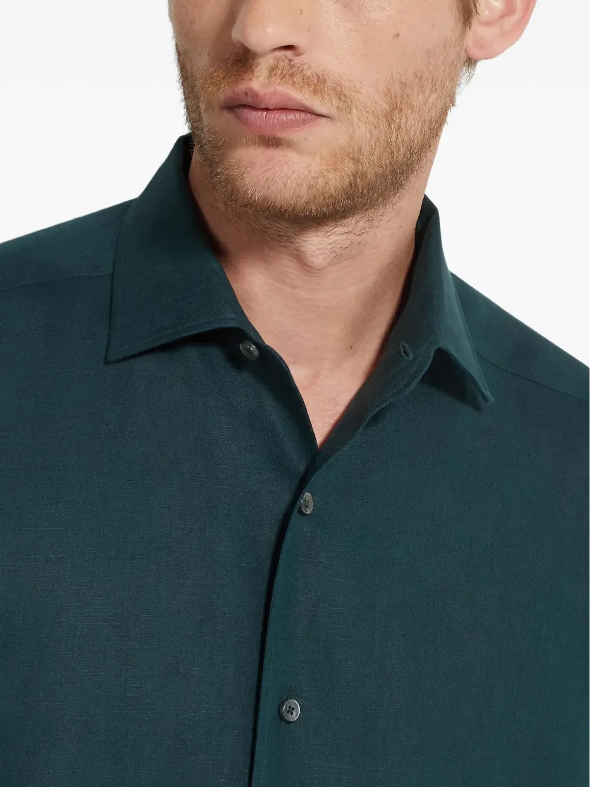 Zegna オアジ リネンシャツ - 画像5