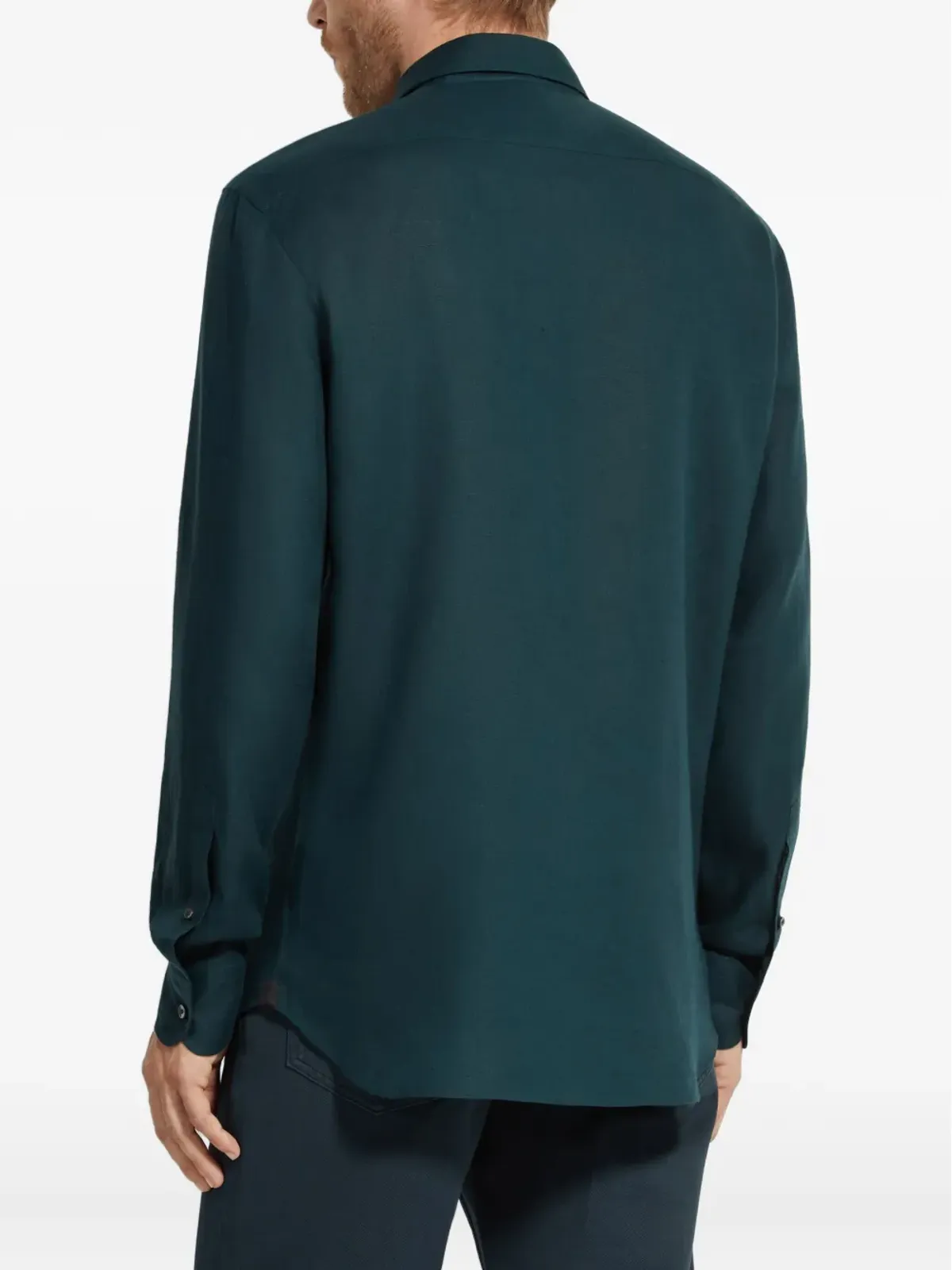 Zegna オアジ リネンシャツ - 画像4