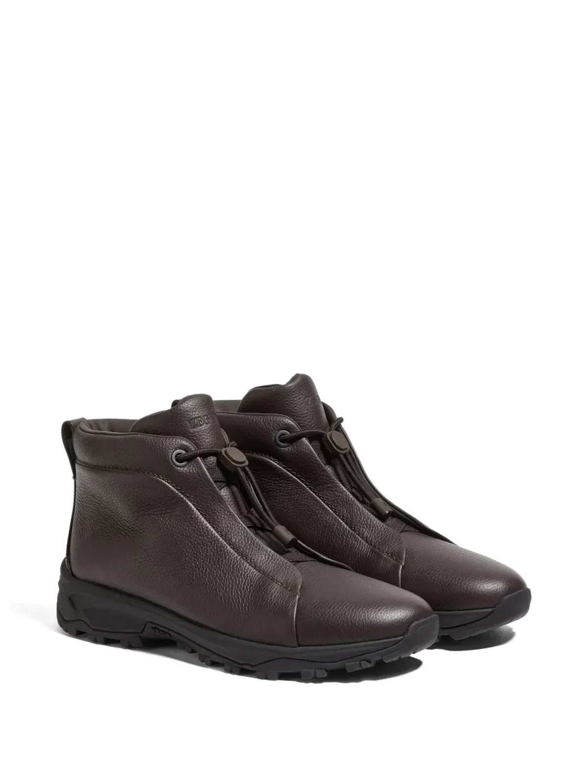 Zegna トリプルステッチ ヴェッタ ブーツ - 画像2