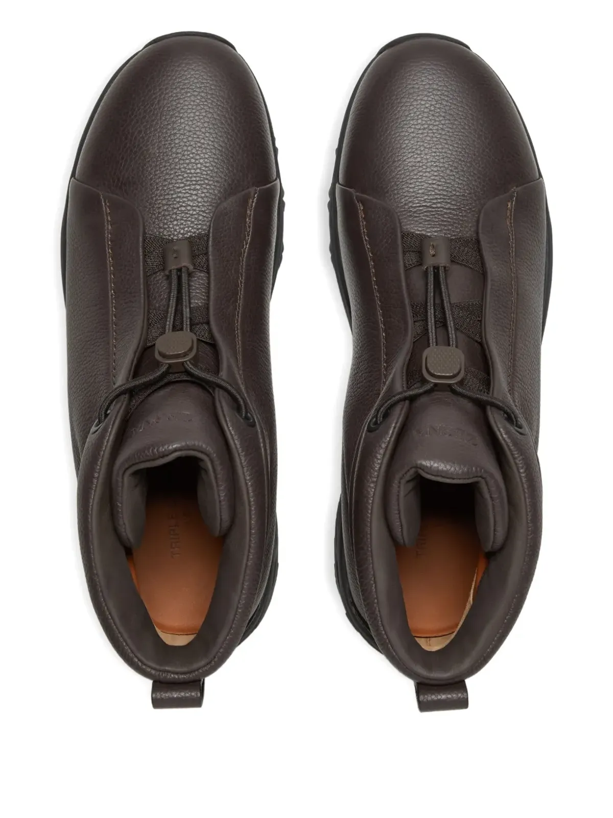Zegna トリプルステッチ ヴェッタ ブーツ - 画像3