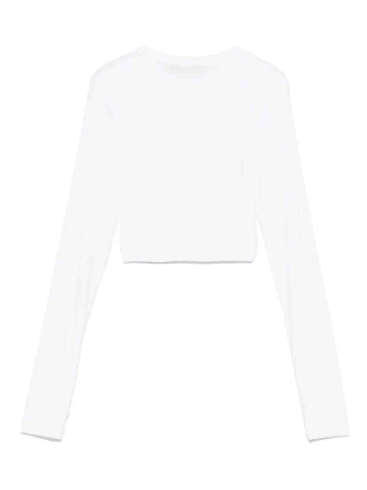 PNK 長袖クロップトップ - White - 画像2