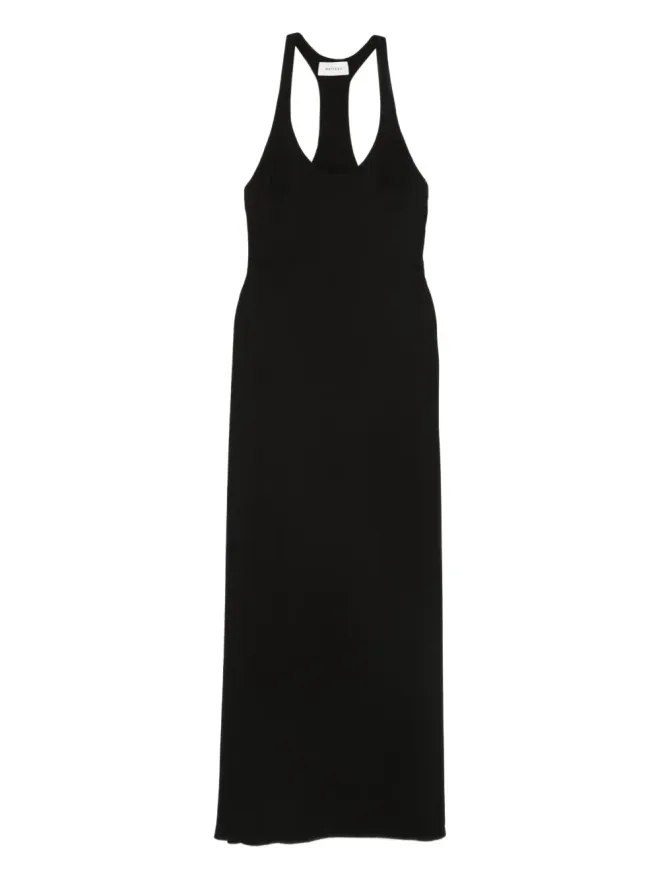 Matteau Matteau フルイド レーサーバック マキシドレス ブラックの商品画像