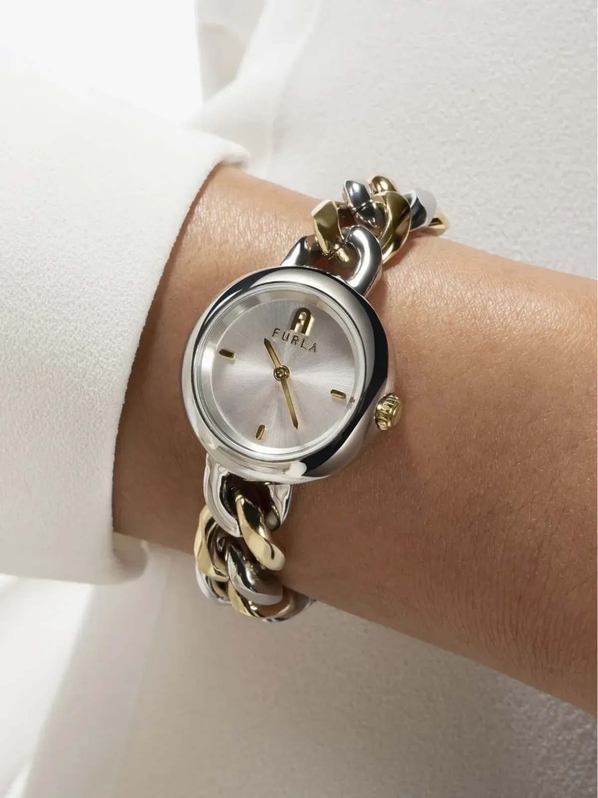 Furla ステンレスチェーンブレスレット - 画像2