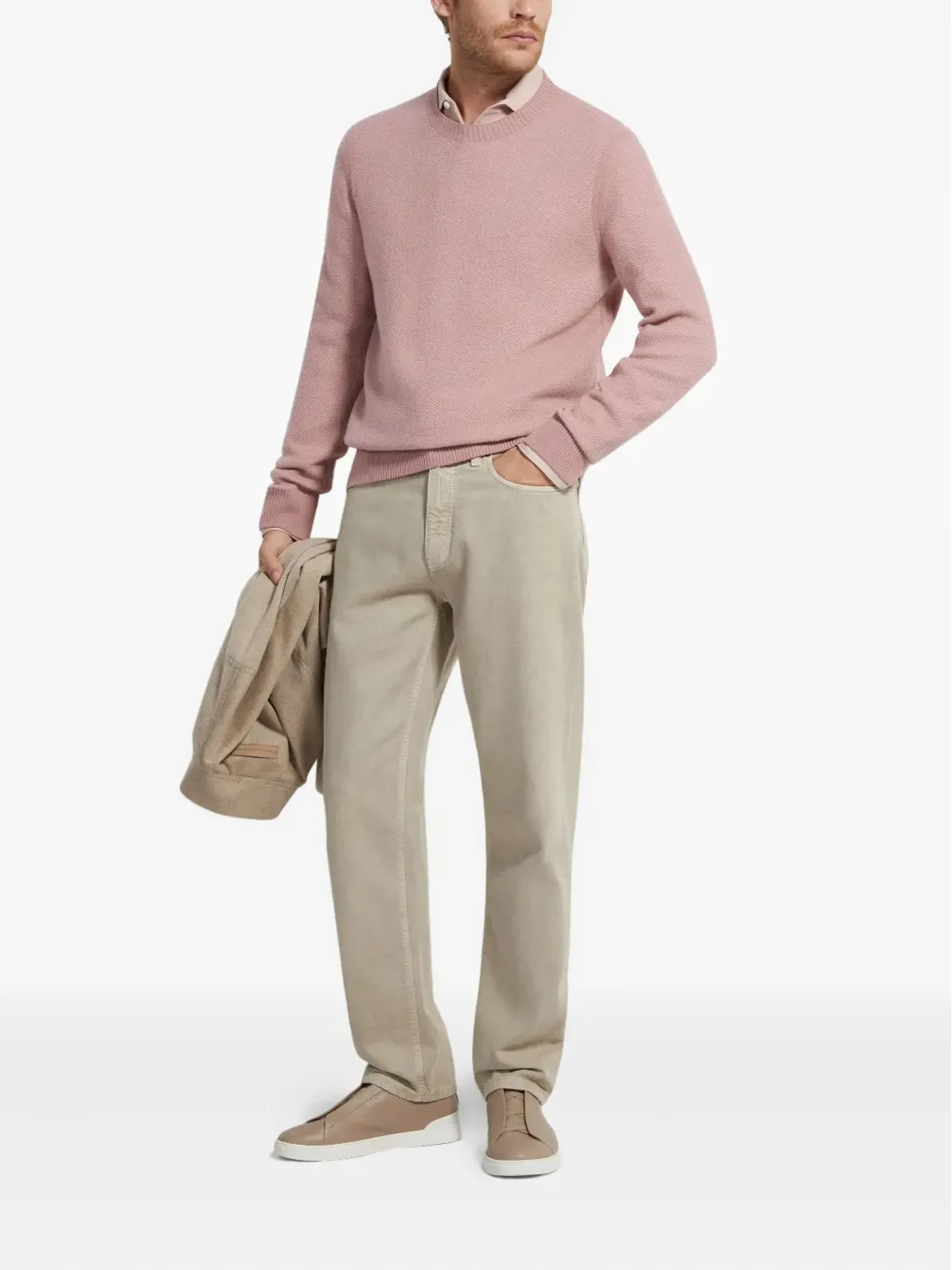 Zegna カシミア クルーネック セーター - 画像2