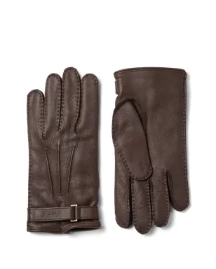 Zegna レザー バックル グローブ - サムネイル1