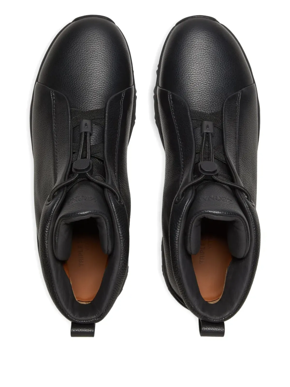 Zegna トリプルステッチ ヴェッタ スニーカー - 画像3