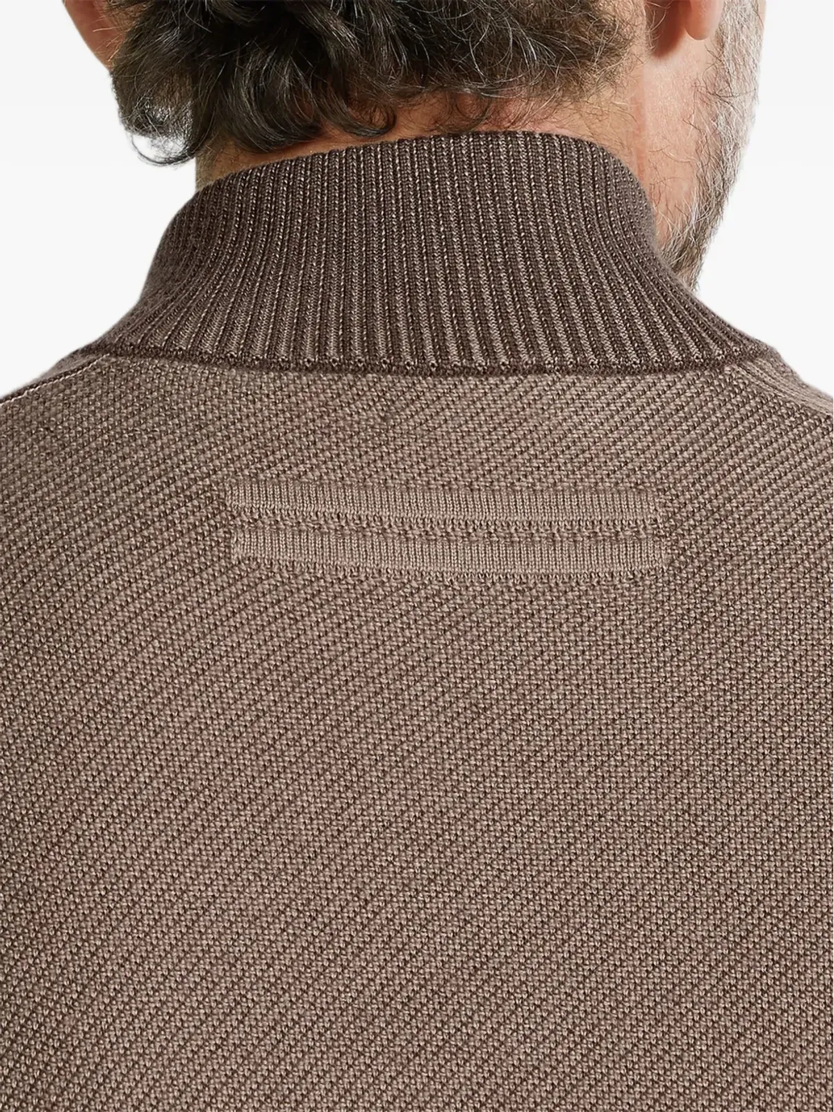 Zegna ジップアップカーディガン - 画像5
