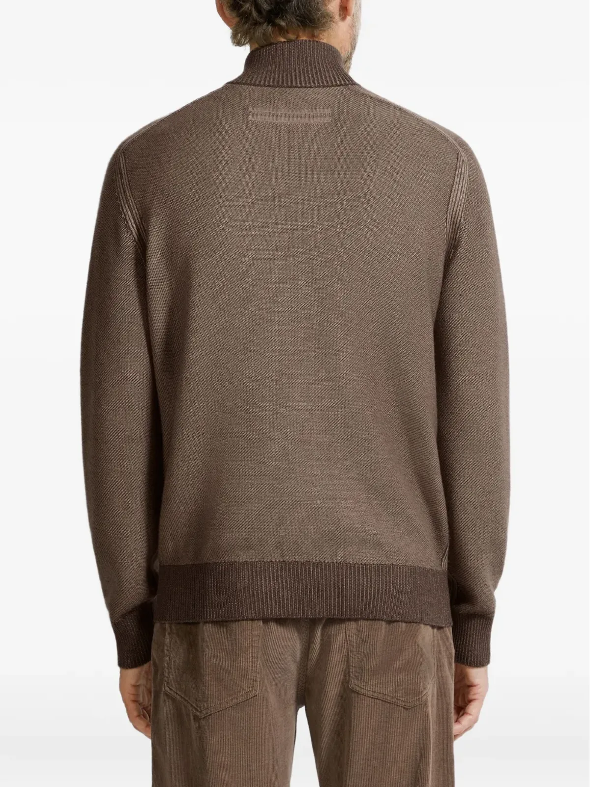 Zegna ジップアップカーディガン - 画像4