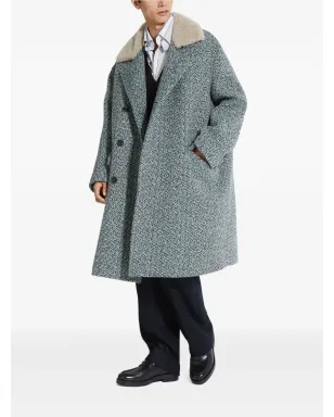 Zegna ヘリンボーンコート - サムネイル3
