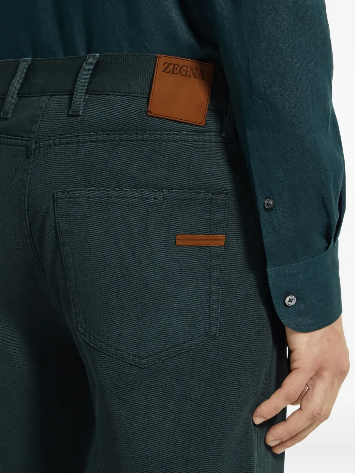 Zegna ロッチャ コットン ジーンズ - 画像5