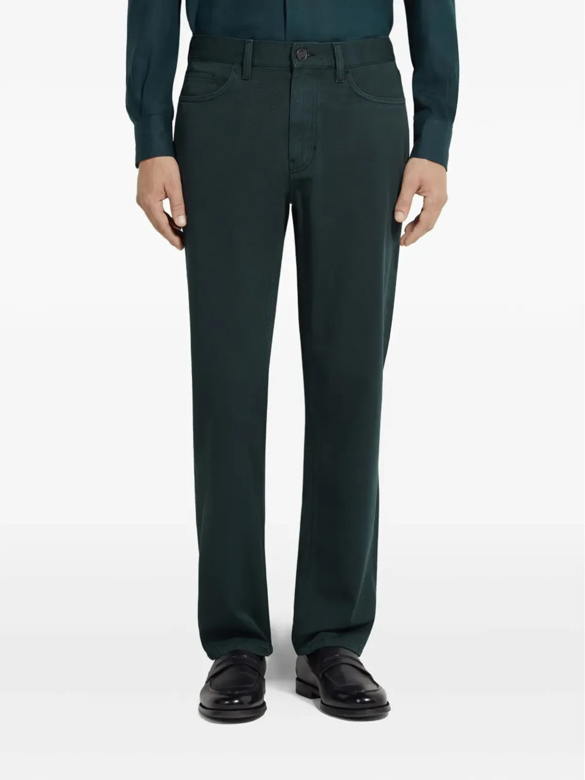 Zegna ロッチャ コットン ジーンズ - 画像2