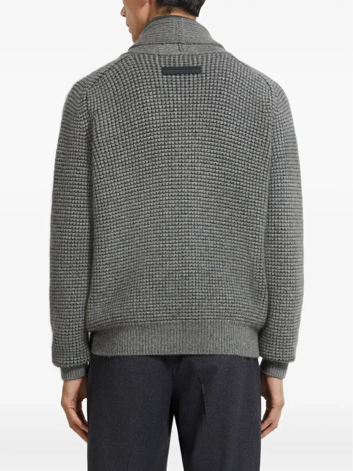 Zegna ショールカラー カーディガン - 画像4