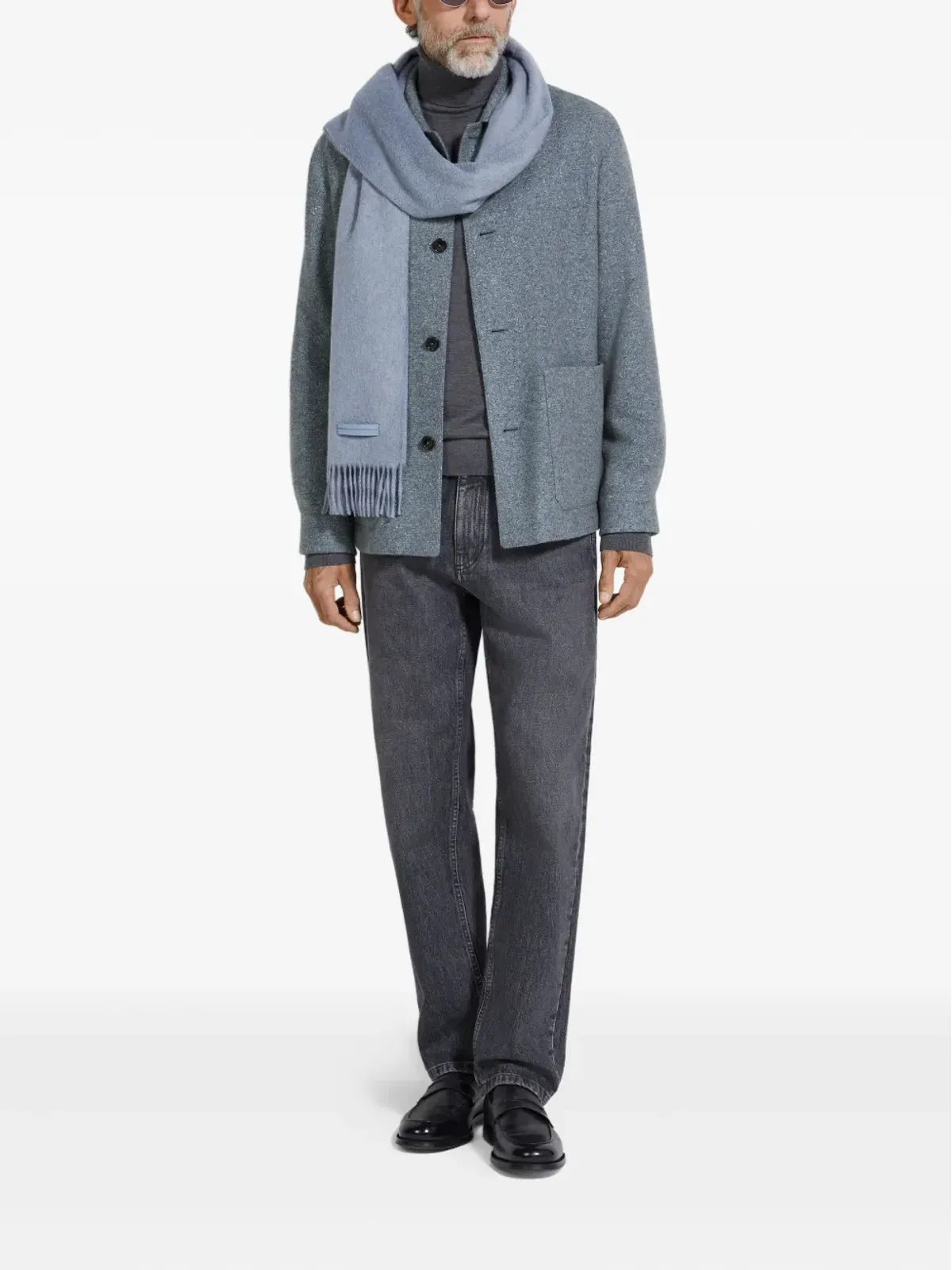 Zegna パッチポケットジャケット - ブルー - 画像2