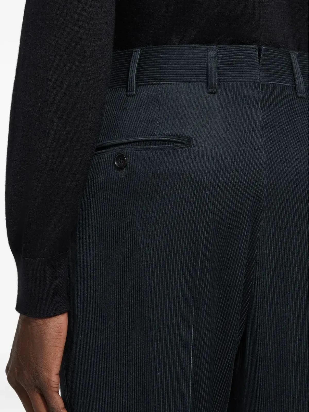 Zegna カシミヤ混パンツ - 画像5