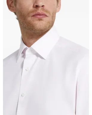 Zegna Centoventimila cotton shirt - White - サムネイル4