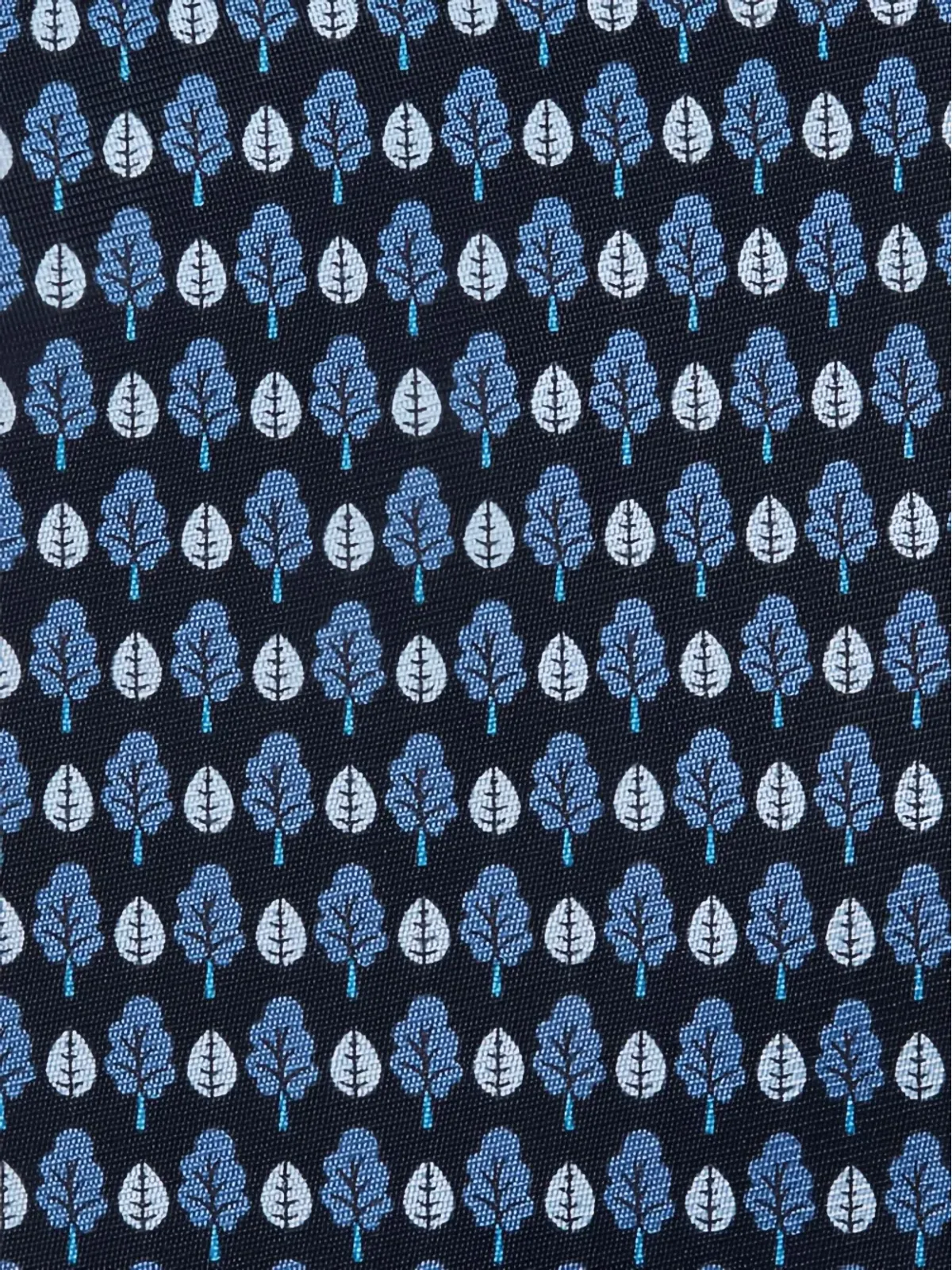 Zegna リーフプリント シルクタイ - 画像3