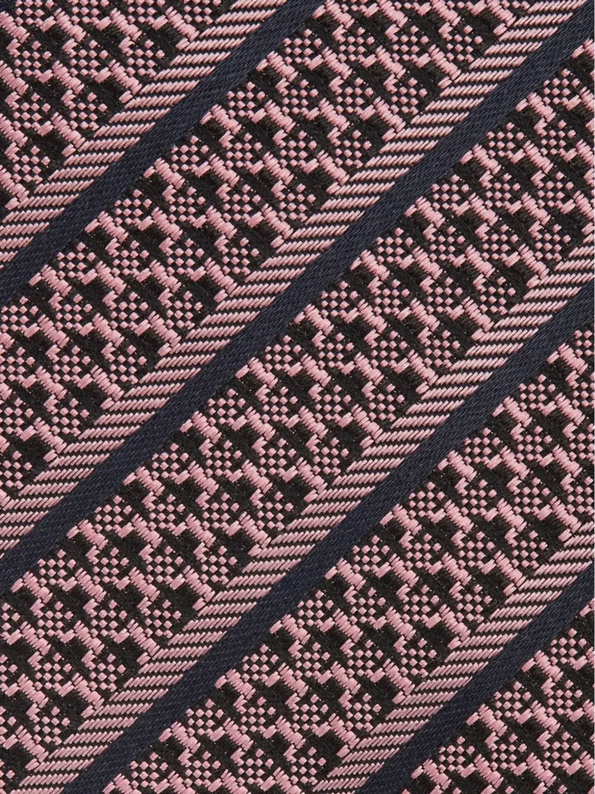 Zegna 斜めストライプのシルクネクタイ - 画像3