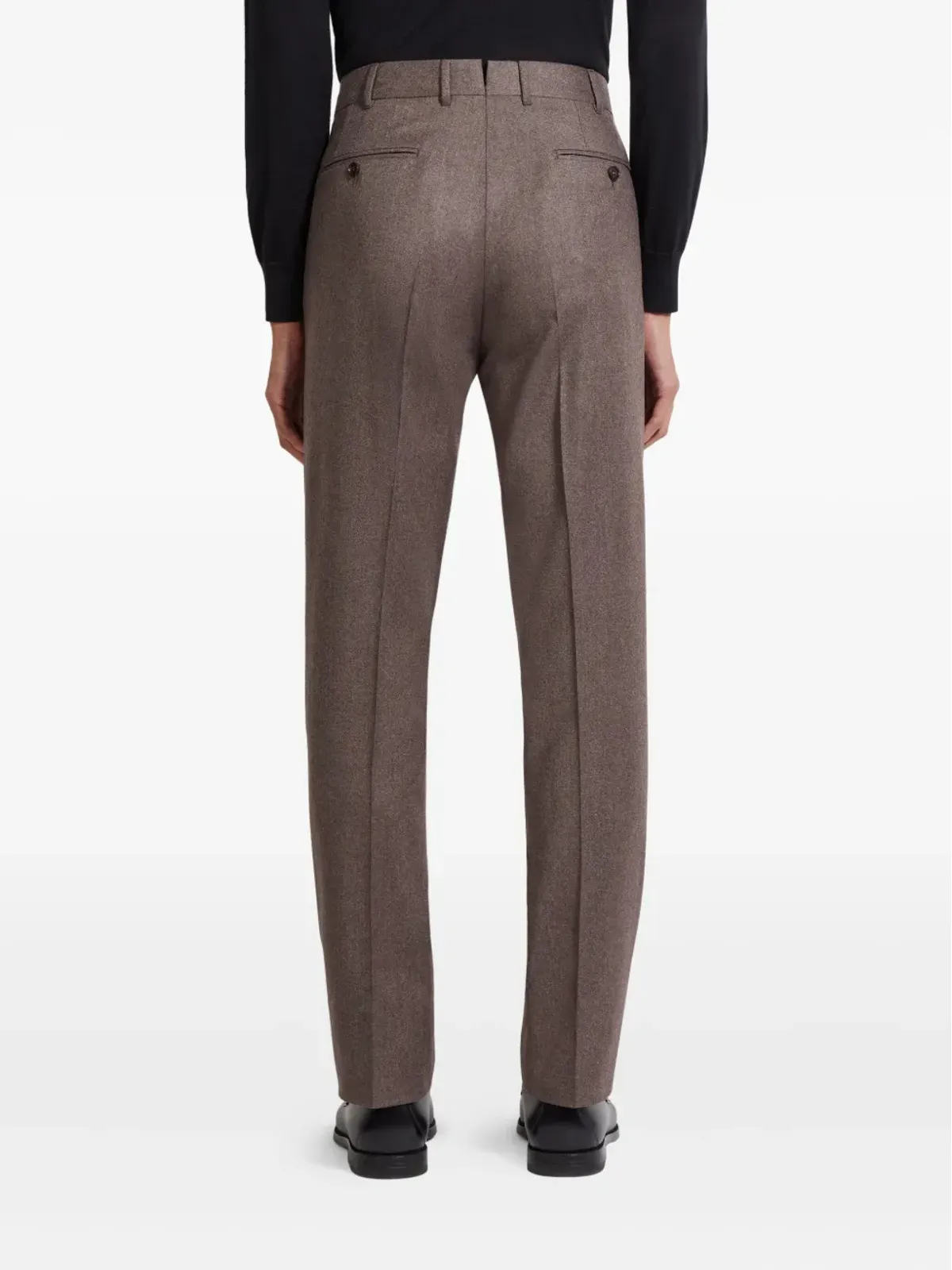 Zegna メランジ柄パンツ - 画像3