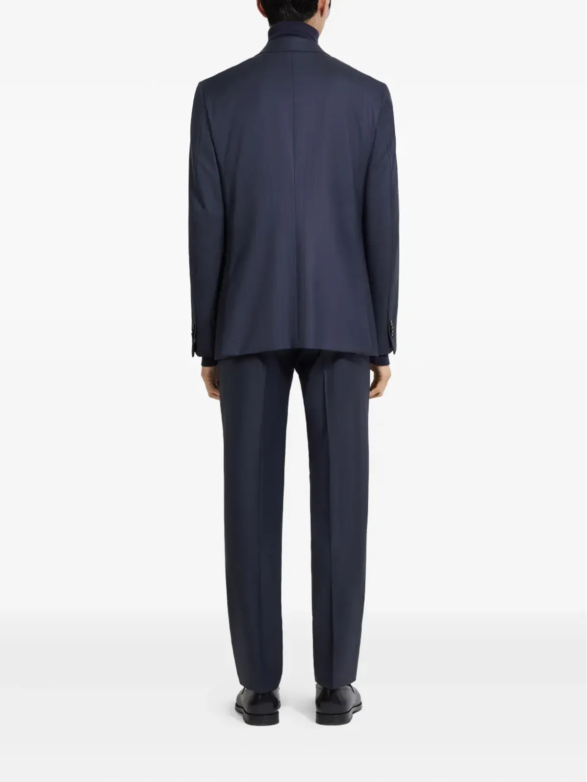 Zegna ピンストライプ ウール スーツ - 画像3