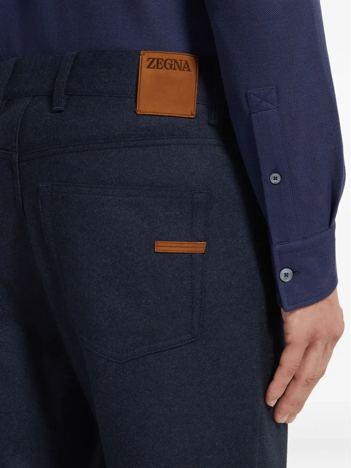 Zegna ロッチアパンツ ウール×カシミヤ - 画像5