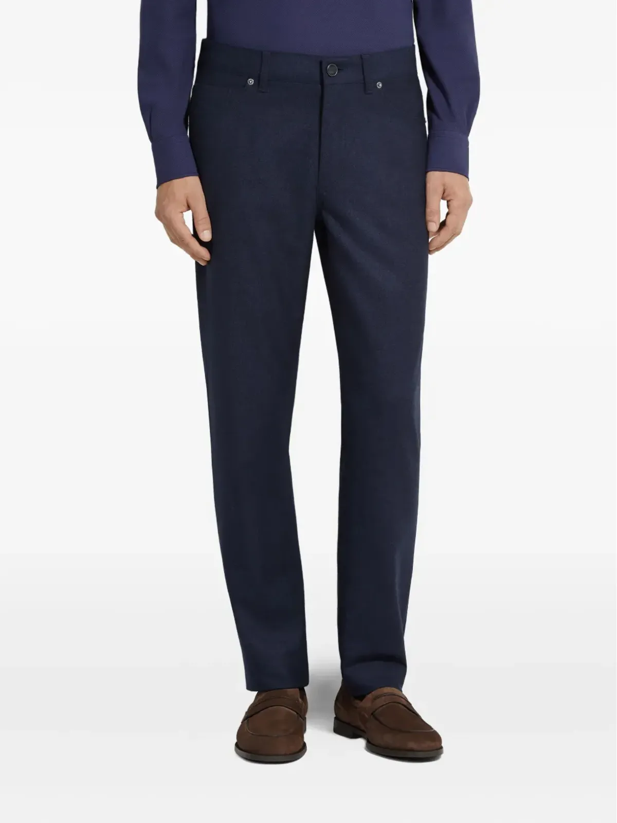 Zegna ロッチアパンツ ウール×カシミヤ - 画像2