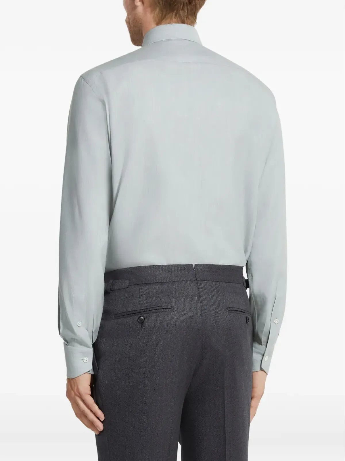 Zegna ポイントカラー長袖シャツ - 画像4