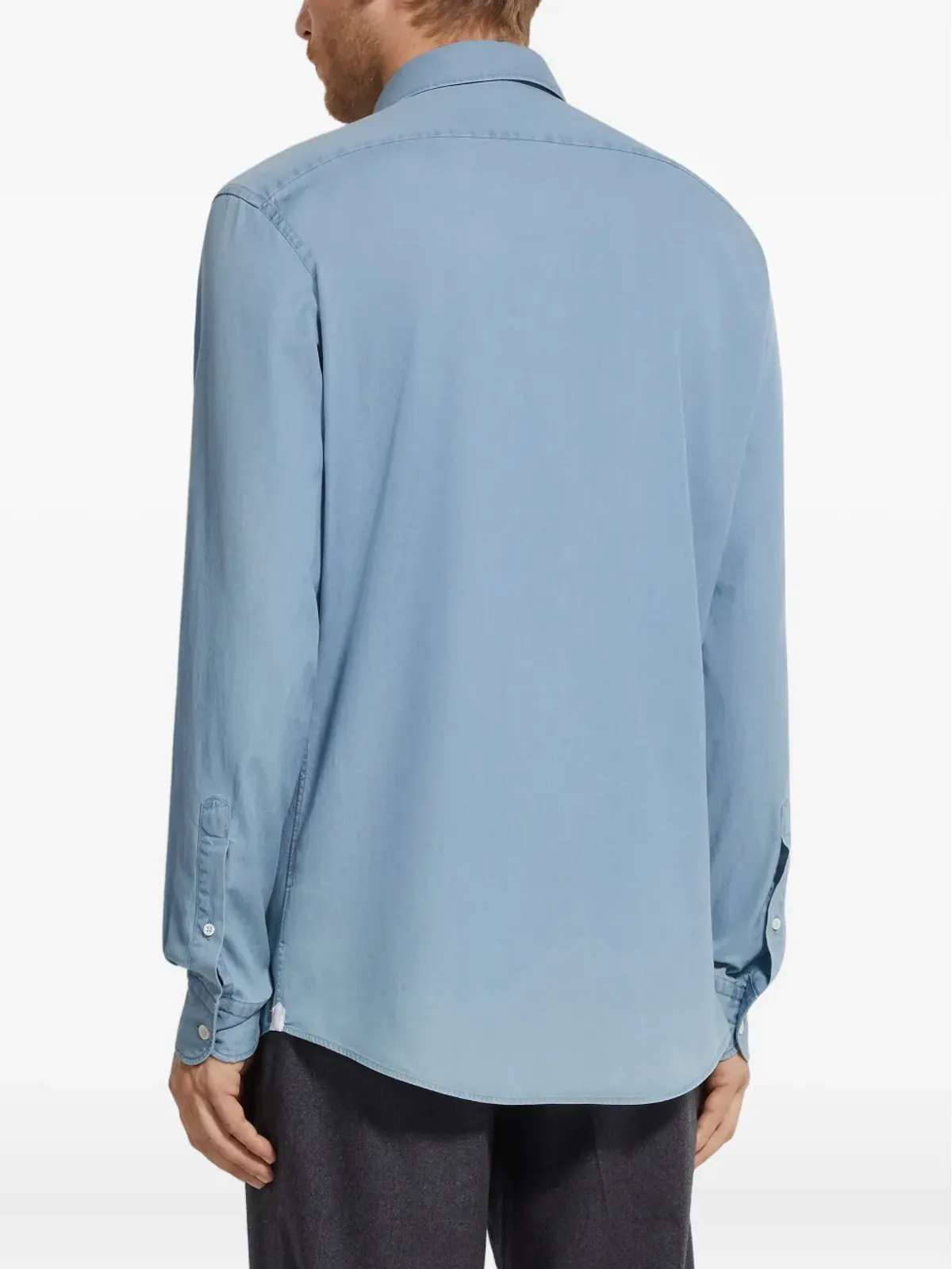 Zegna コットン長袖シャツ - 画像4