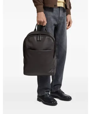 Zegna レザーのトップハンドルバックパック - サムネイル2