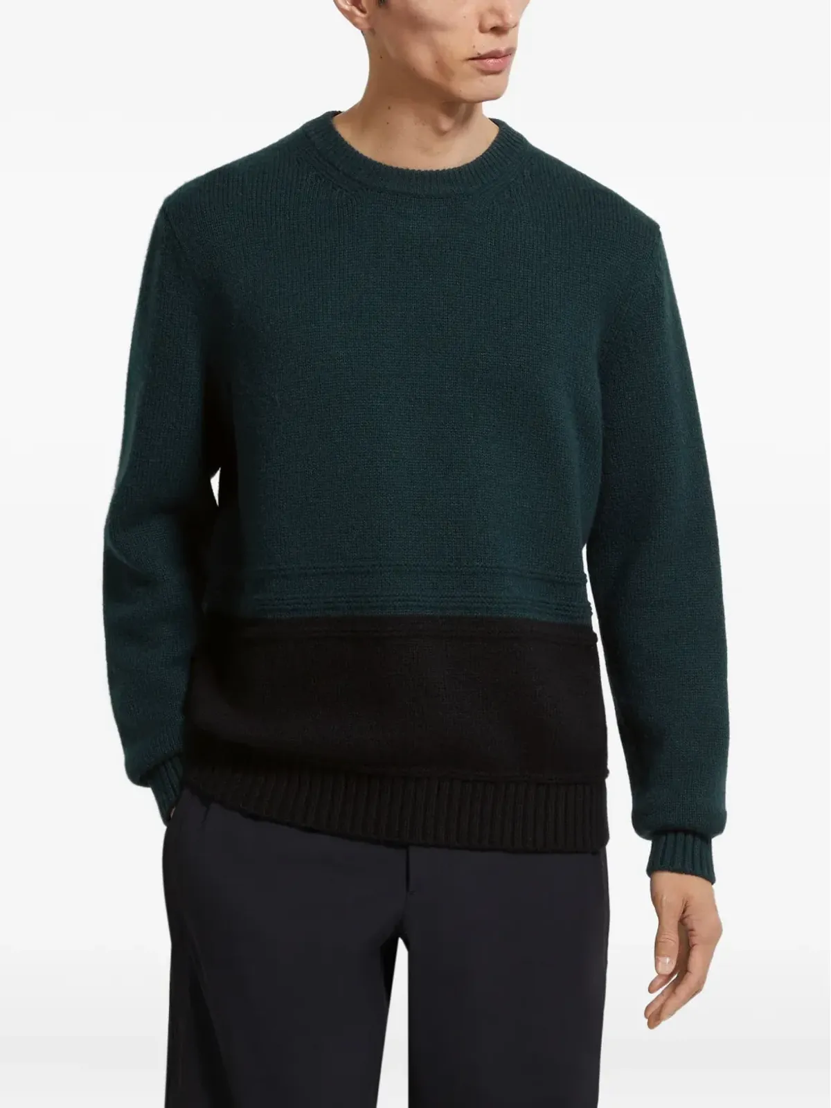 Zegna オアジ カシミア クルーネックセーター - 画像2