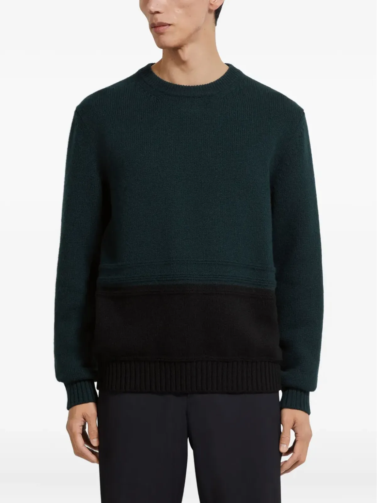Zegna オアジ カシミア クルーネックセーター - 画像3