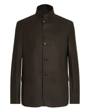 Zegna Il Conte カーフレザー ジャケット - サムネイル1
