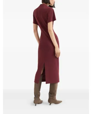 Brunello Cucinelli ベルト付きミディドレス - サムネイル5