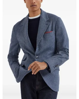 Brunello Cucinelli Cavallo ウール混紡ブレザー - サムネイル3