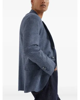 Brunello Cucinelli Cavallo ウール混紡ブレザー - サムネイル4