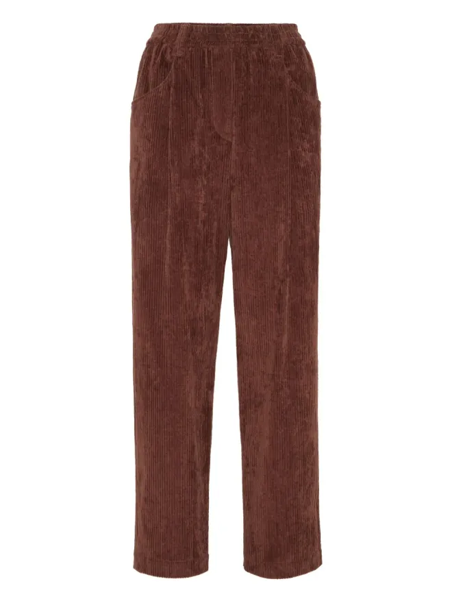 Brunello Cucinelli Brunello Cucinelli コーデュロイストレートパンツ - ブラウンの商品画像