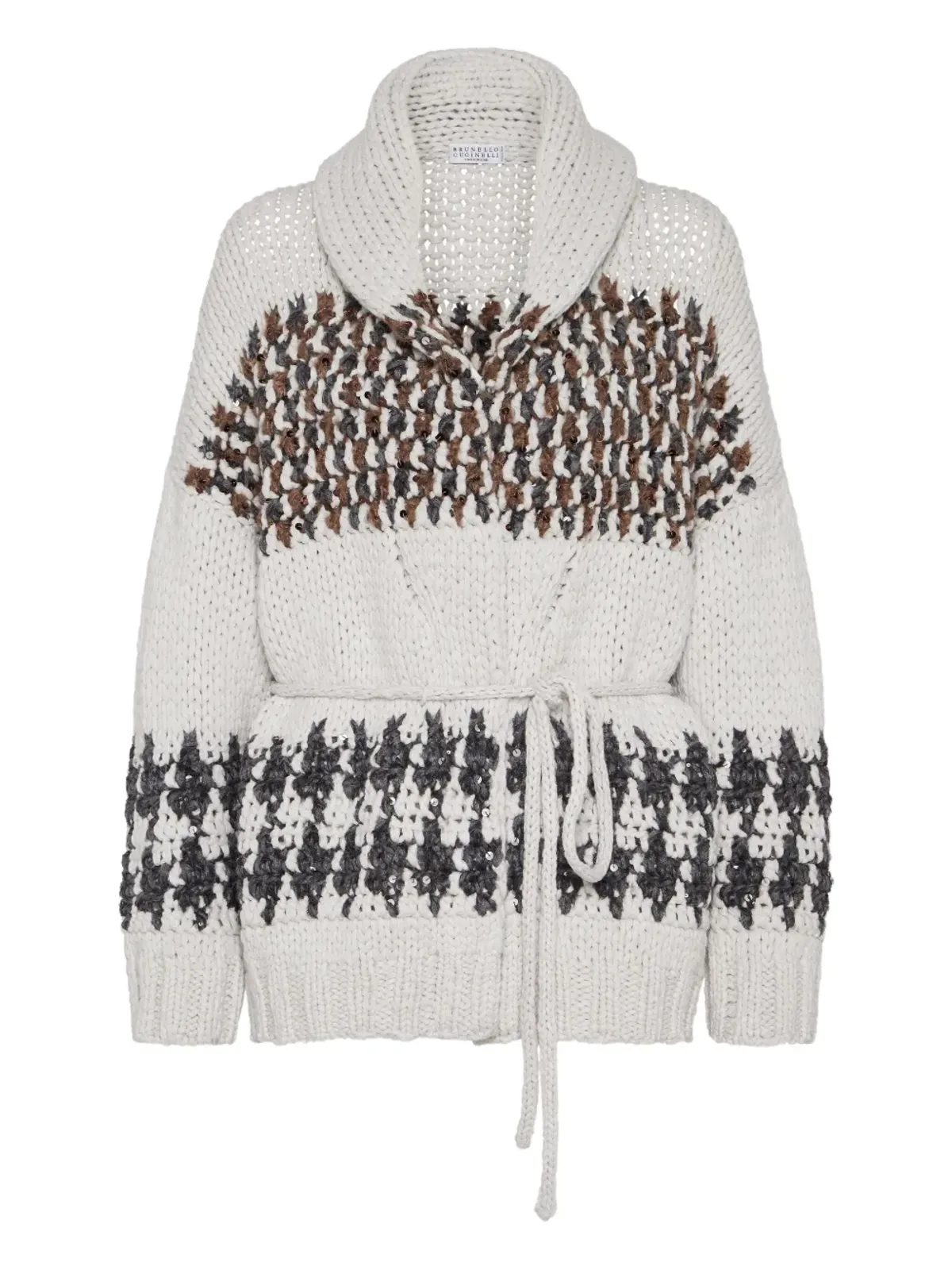 Brunello Cucinelli ショールラペルカーディガン - 画像1