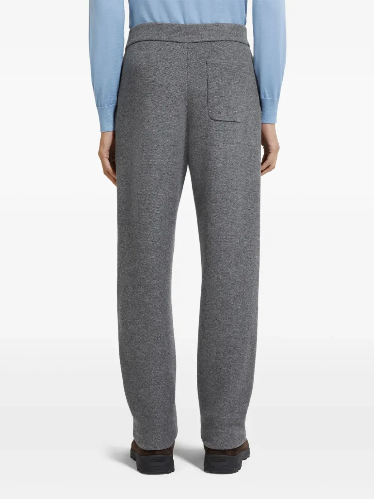 Zegna グレーのカシミヤパンツ - 画像4
