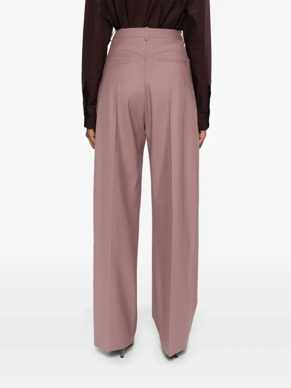 Victoria Beckham プリーツ入りテーラードパンツ - 画像4