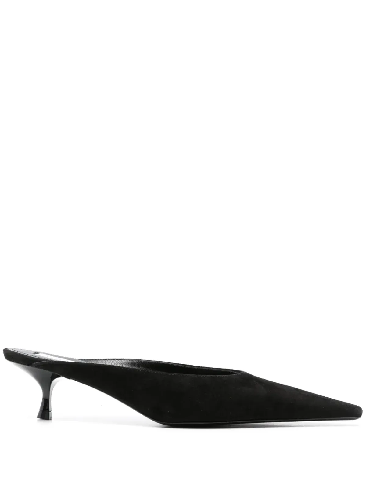 Victoria Beckham ポインテッドトゥ レザー ミュール - 画像1