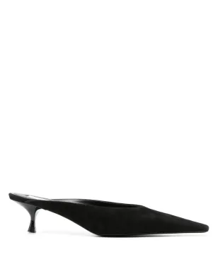 Victoria Beckham ポインテッドトゥ レザー ミュール - サムネイル1