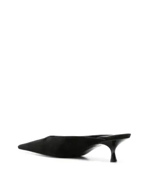 Victoria Beckham ポインテッドトゥ レザー ミュール - サムネイル3