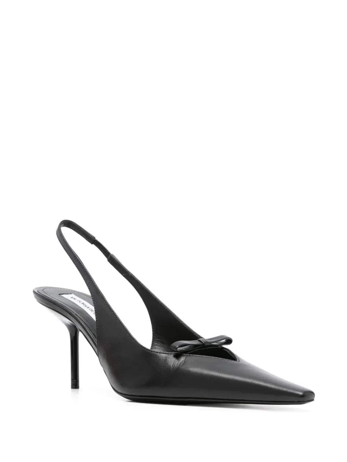 Victoria Beckham 75mmスリングバック・ポインテッドトゥパンプス - ブラック - 画像2